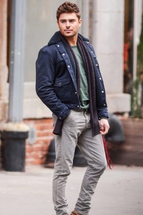Grå mænds jeans: interessante stilarter, hvordan man vælger, og hvad man skal bære med?