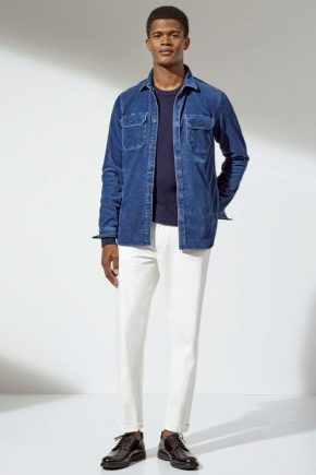 Jeans branco masculino: uma variedade de estilos, recomendações para a escolha