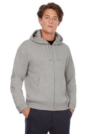 Hoodies com zíper para homens