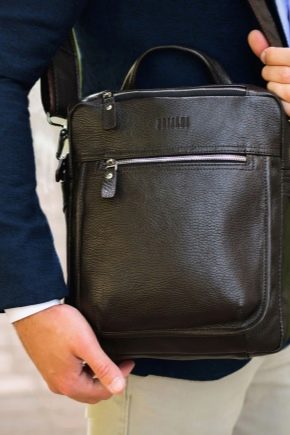 Bolsas masculinas para documentos: tipos e regras de seleção