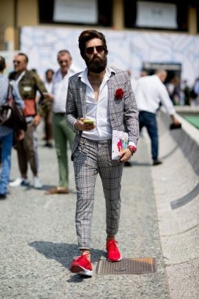 Црвене мушке патике: како одабрати и шта носити?