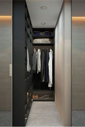 All about narrow dressing rooms
