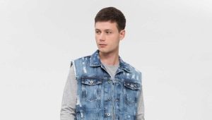Coletes jeans masculinos