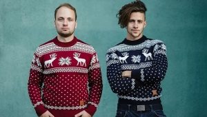 Džemperi vīriešiem ar briežiem: sugas iezīmes un ko valkāt
