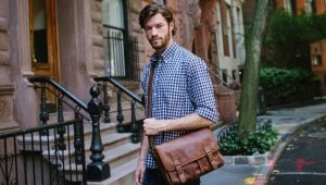 Преглед на най -модерните мъжки чанти