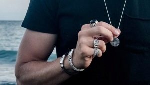 Anéis de prata masculinos: tipos, regras de escolha e uso