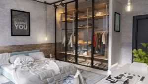 Loft-style walk-in closet