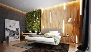 Øko-stil soveværelse interiør