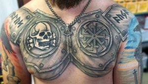 Što su tetovaže u obliku oklopa i gdje ih primijeniti?