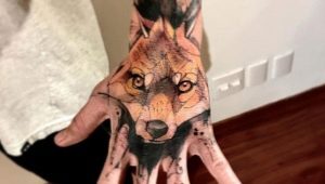 Popis tetování mužské lišky a jejich umístění
