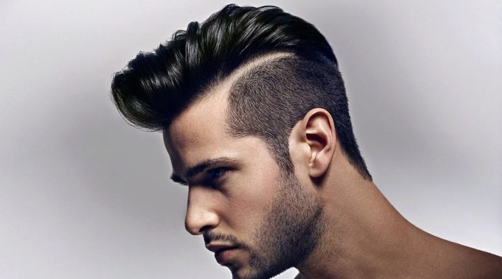 Corte de cabelo de modelo masculino