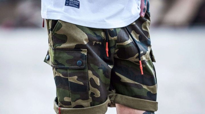 Shorts na panlalaki ng camouflage: kagiliw-giliw na mga pagpipilian at mga lihim na pagpipilian