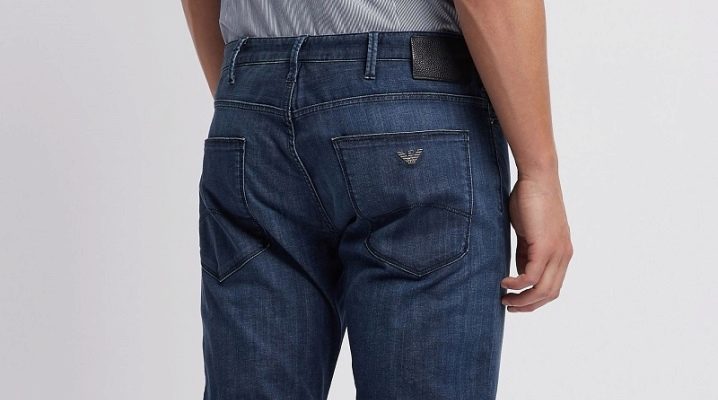 Seluar jeans lelaki Armani: ciri, model, peraturan gabungan