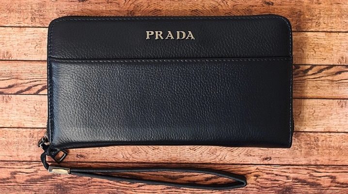 กระเป๋าเงินผู้ชาย Prada: คุณสมบัติและคำอธิบายของรุ่น