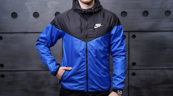 Mga windbreaker ng kalalakihan ni Nike