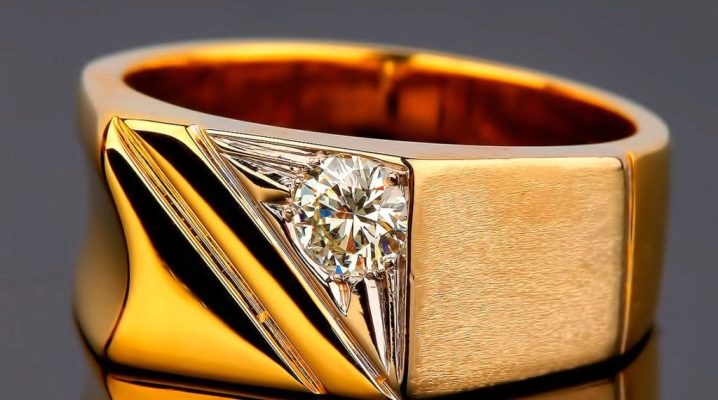 Cincin emas dan berlian lelaki: bagaimana memilih dan memakai?