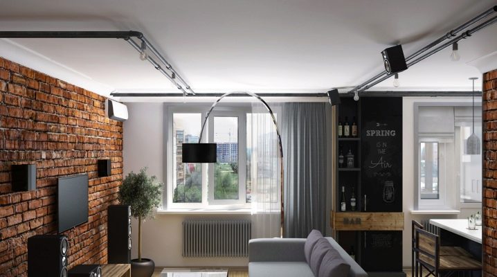 Loft-style studio decoration