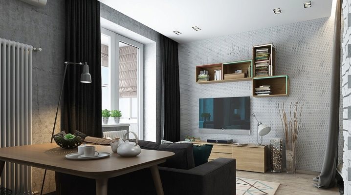 Interior design of a euro-two-room apartment with an area of ​​40 sq. m