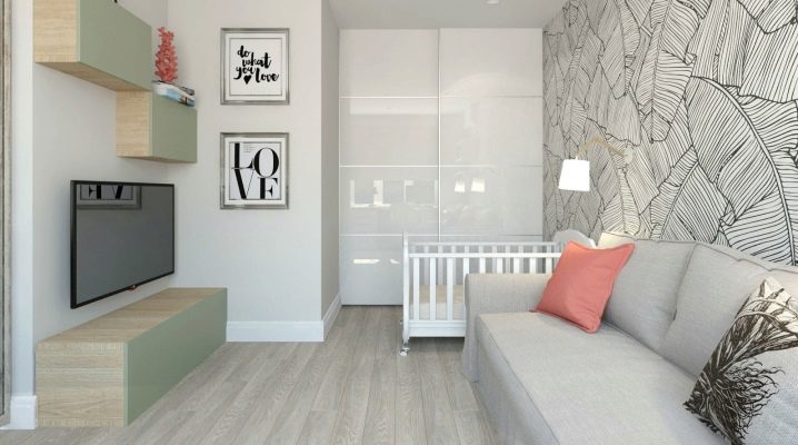 Design of one-room apartments with an area of ​​38 sq. m