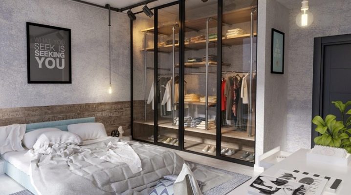 Loft-style walk-in closets