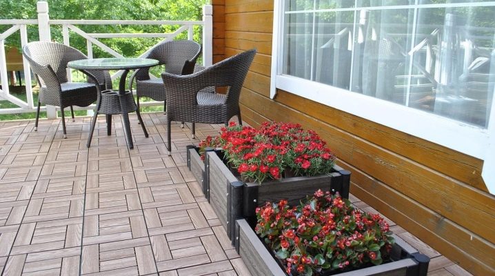 Garden parquet for balcony and loggia
