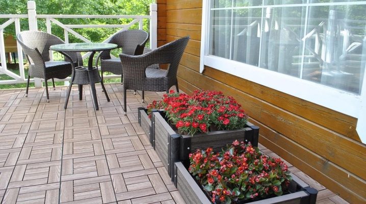 Parquet de jardin pour balcon et loggia