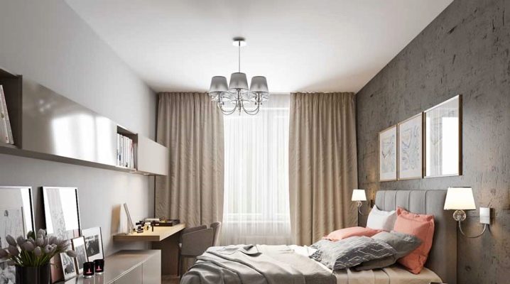 14 metrekarelik bir yatak odasının tasarımı ve düzenlenmesi. m