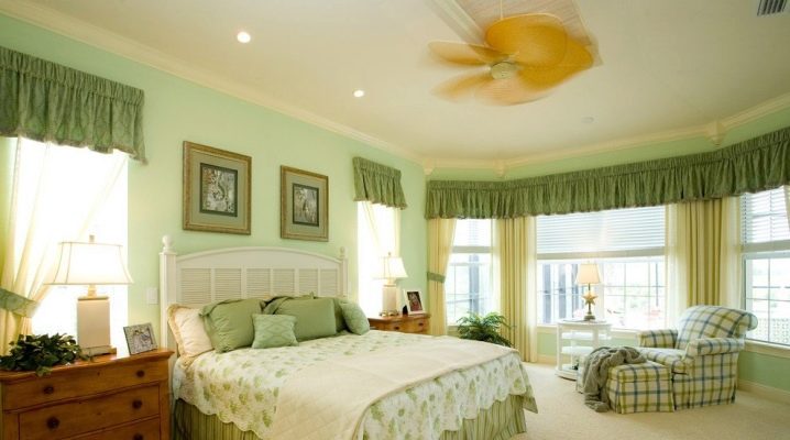 Декориране на спалнята в маслинови тонове
