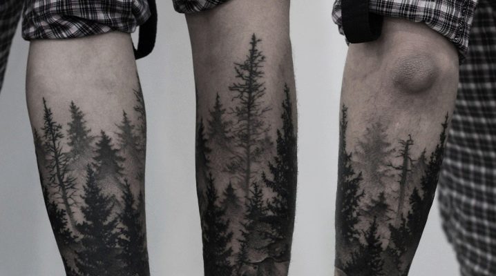 Aké sú typy mužských lesných tetovaní a kam ich umiestniť?