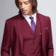 Burgundy jakkesæt til mænd: hvordan man vælger, og hvad man skal bære med?