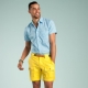 Farebné pánske šortky: ako si vybrať a čo nosiť?