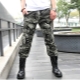 Herre camouflage bukser: typer og hemmeligheder efter eget valg