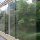 Glazing of the balcony with polycarbonate
