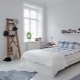 Decorazione della camera da letto in stile scandinavo