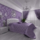 Phòng ngủ với tông màu tím - một giải pháp bất thường