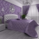 Phòng ngủ với tông màu hoa cà