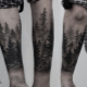Jaké jsou typy mužských lesních tetování a kam je umístit?