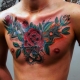 O que são tatuagens de rosas para homens e o que elas significam?