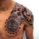 Különféle férfi törzsi tetoválások