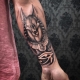 Anubis tetoválás férfiaknak