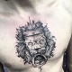 Minden a férfi szegycsont oroszlán tetoválásról